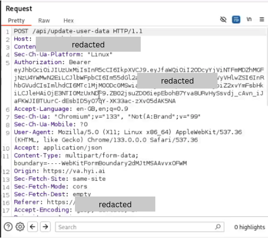 Success-shaped response manipulating the mobile OTP verification flow; the error text remains visible despite success:true